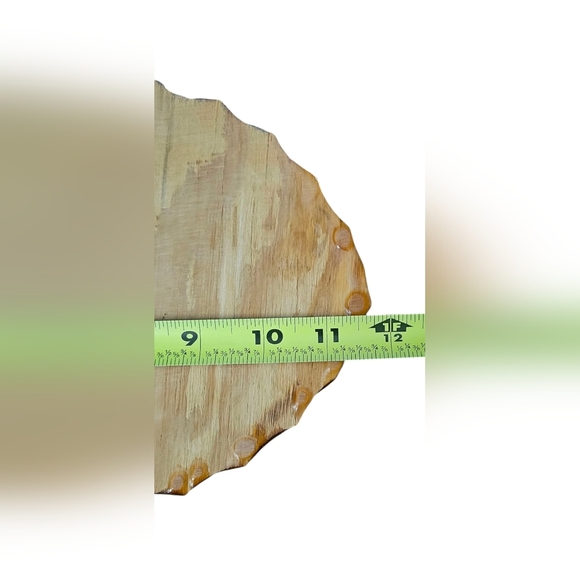 Handmade Vintage Wooden Plaque with Indigenous Girl and Puppy Native American​ - Picture 7 of 7